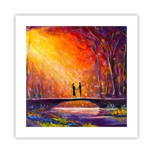 Poster - Der Himmel liebt sie auch - 40x40 cm