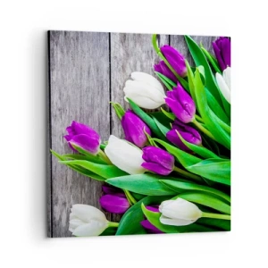 Bild auf Leinwand - Leinwandbild - Am Tag der Frühlingsferien - 60x60 cm