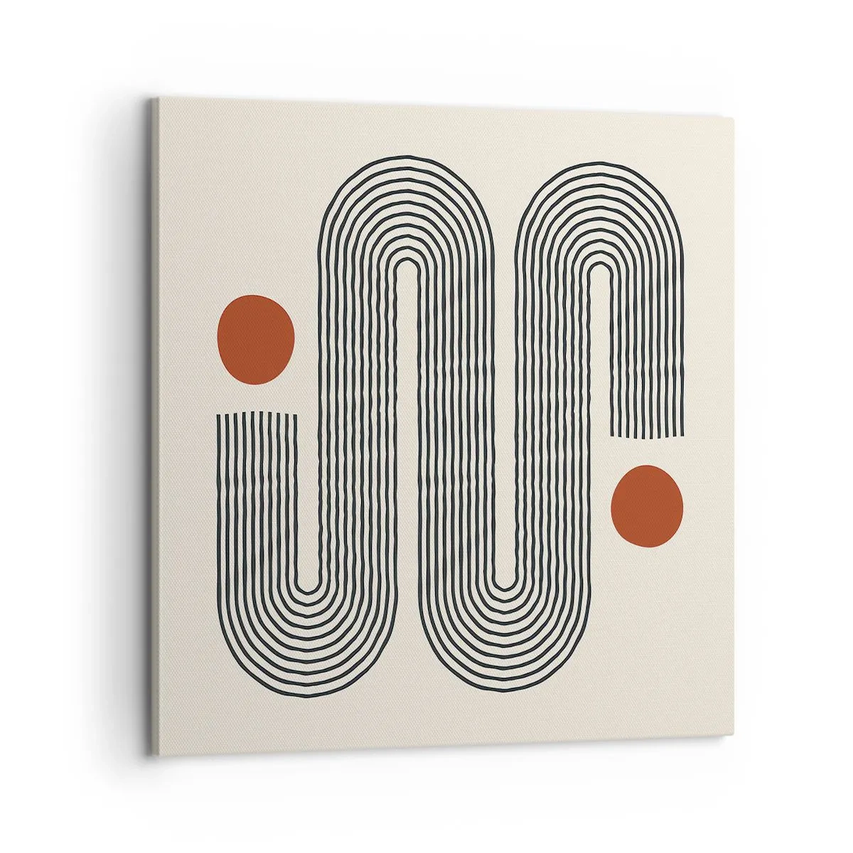 Bild auf Leinwand - Leinwandbild - Vom Anfang bis zum Ende - 60x60 cm