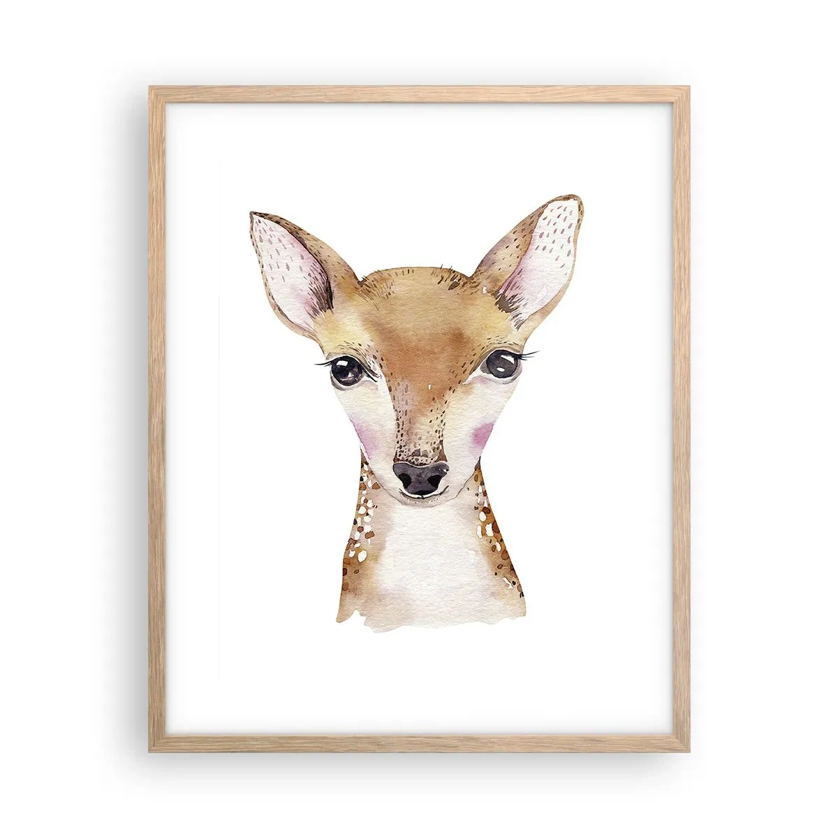 Poster in einem Rahmen aus heller Eiche - Die Natur der Unschuld - 40x50 cm