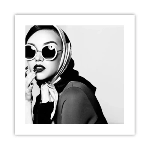 Poster - Grüße aus den 1960er Jahren - 40x40 cm