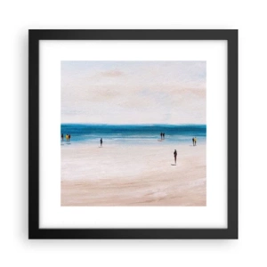 Poster in einem schwarzem Rahmen - Natürliches Bedürfnis - 30x30 cm