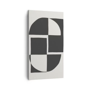 Bild auf Leinwand - Leinwandbild - Antithese - Synthese - 45x80 cm