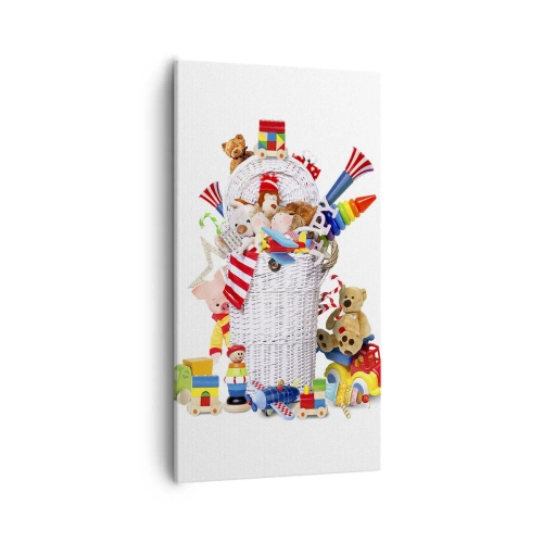 Bild auf Leinwand - Leinwandbild - Schätze für Kleinkinder - 55x100 cm