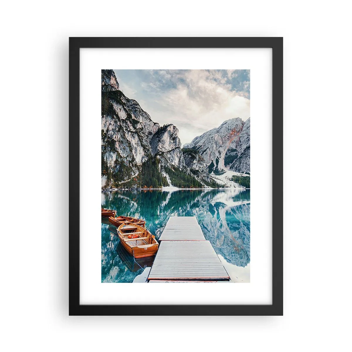 Poster in einem schwarzem Rahmen - Wir zeigen Ihnen Schönheit - 30x40 cm