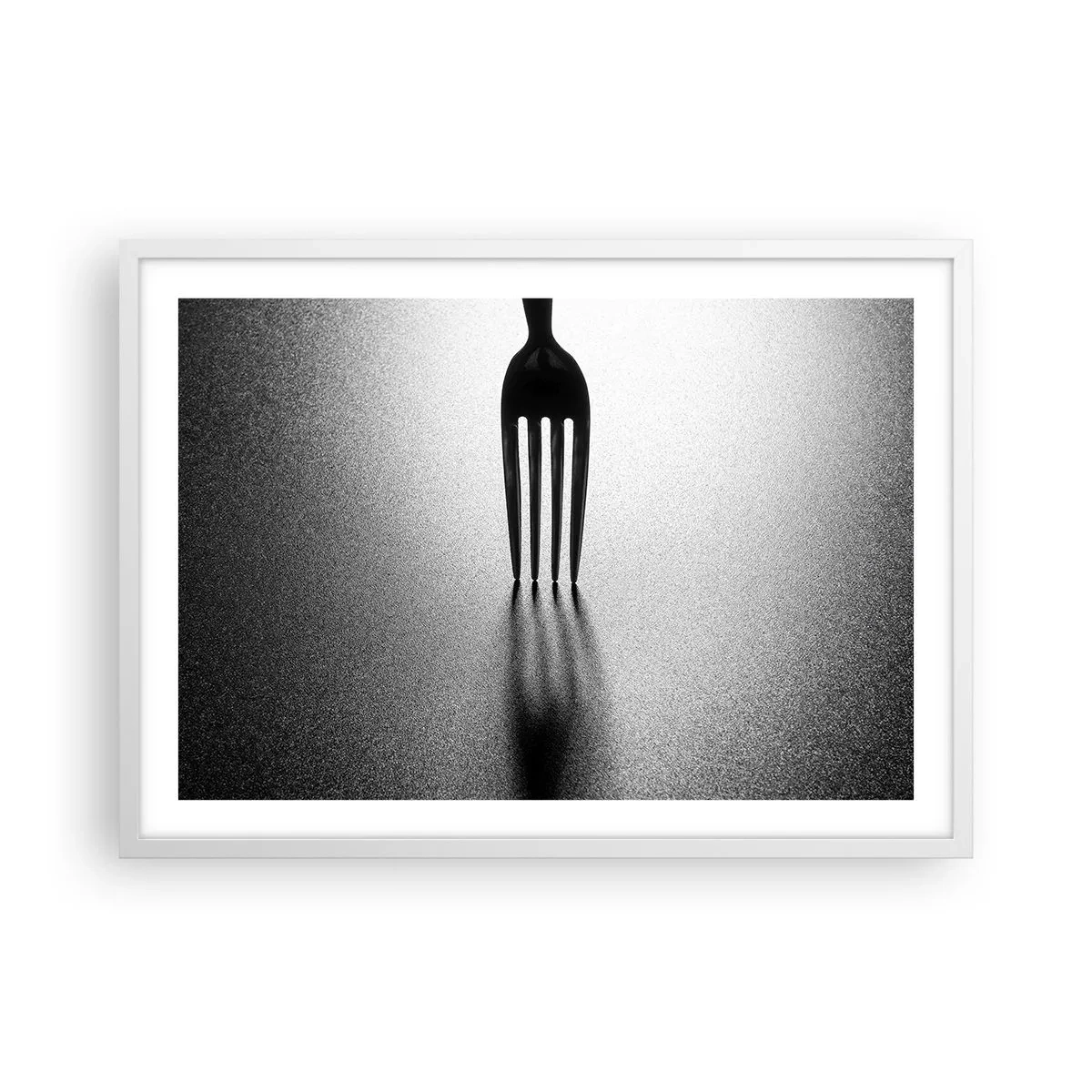 Poster in einem weißen Rahmen - Licht und Schatten - 70x50 cm