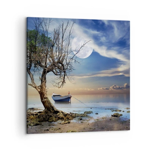 Bild auf Leinwand - Leinwandbild - Ist das das Ende oder der Anfang? - 50x50 cm