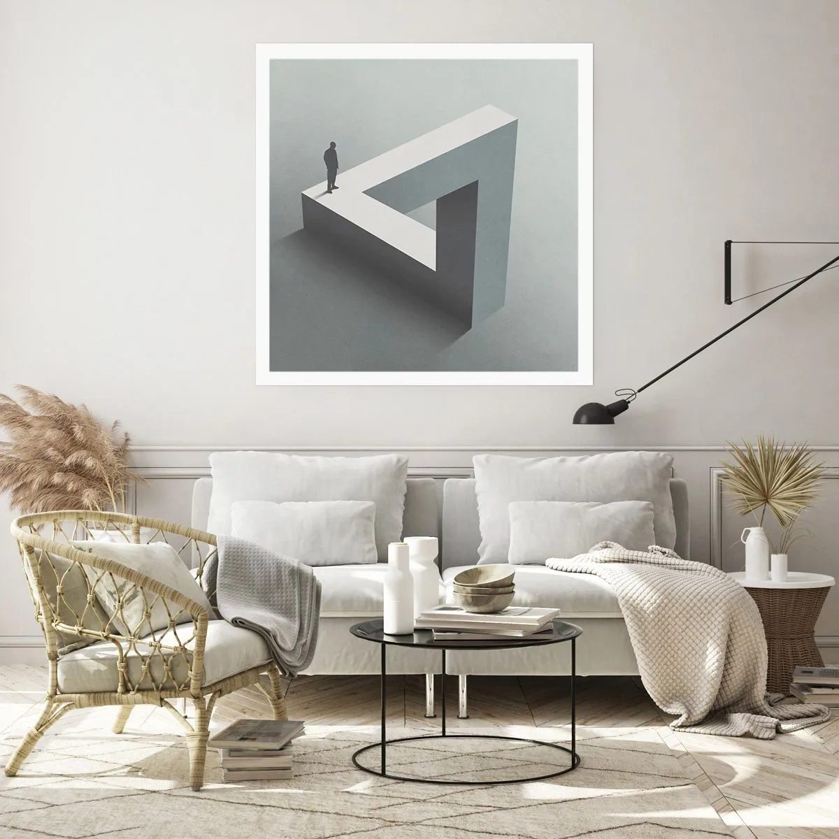 Poster - Es ist also doch möglich - 40x40 cm