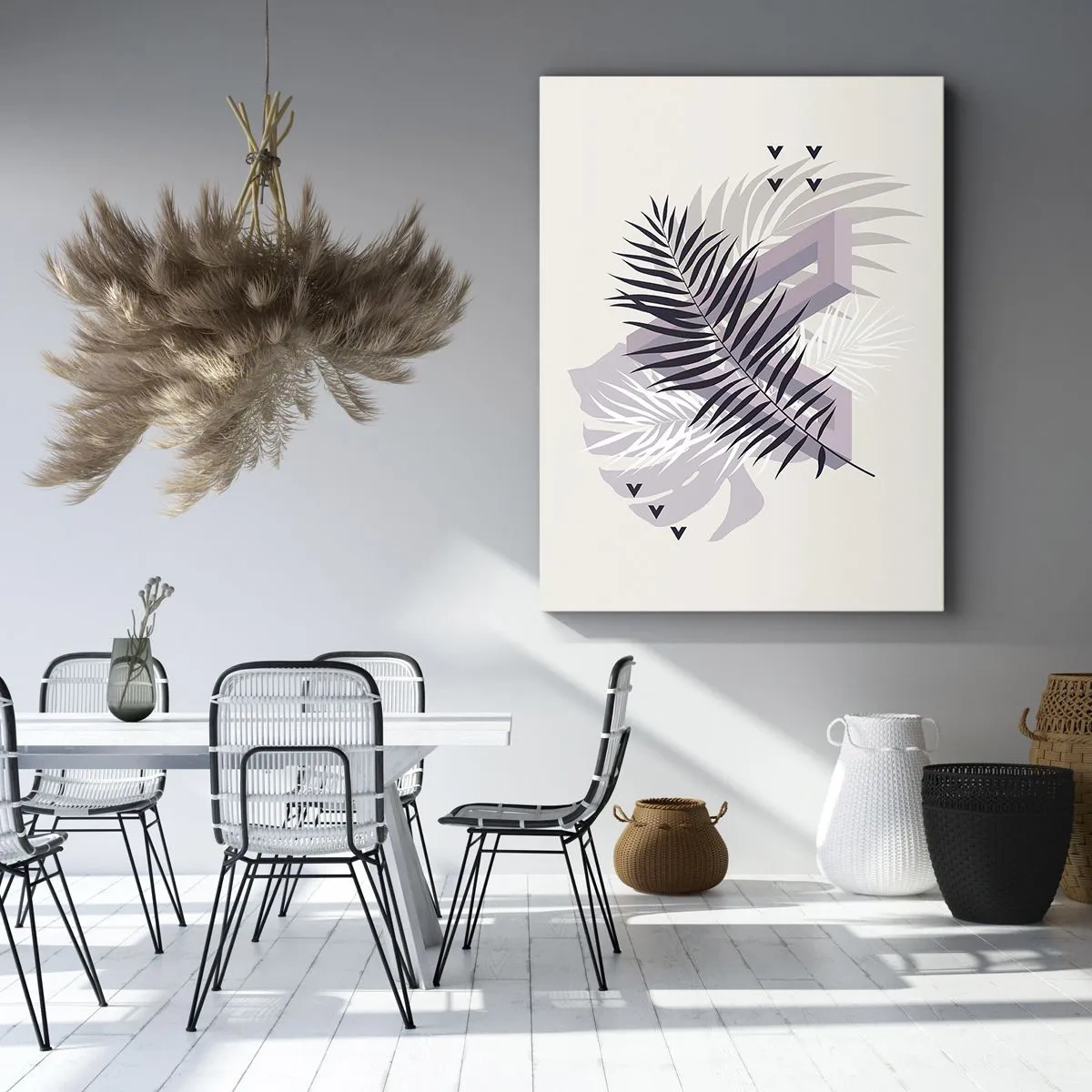 Bild auf Leinwand - Leinwandbild - Der Schatten des Schattens - 55x100 cm