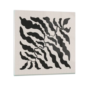 Glasbild - Bild auf glas - Natur des Quadrats - 30x30 cm