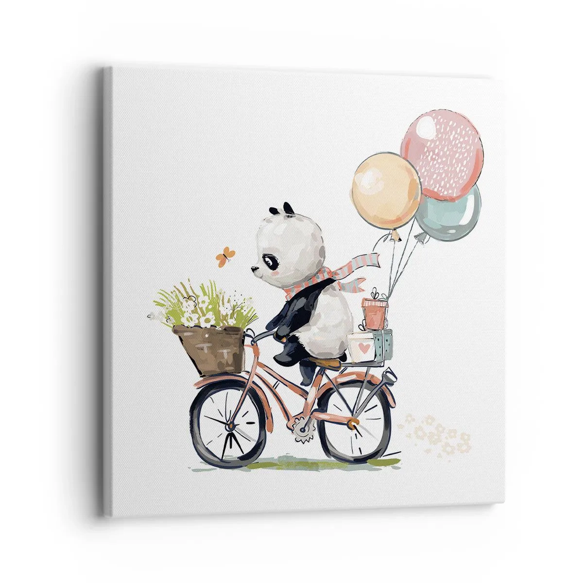 Bild auf Leinwand - Leinwandbild - Glücklicher Tag - 30x30 cm