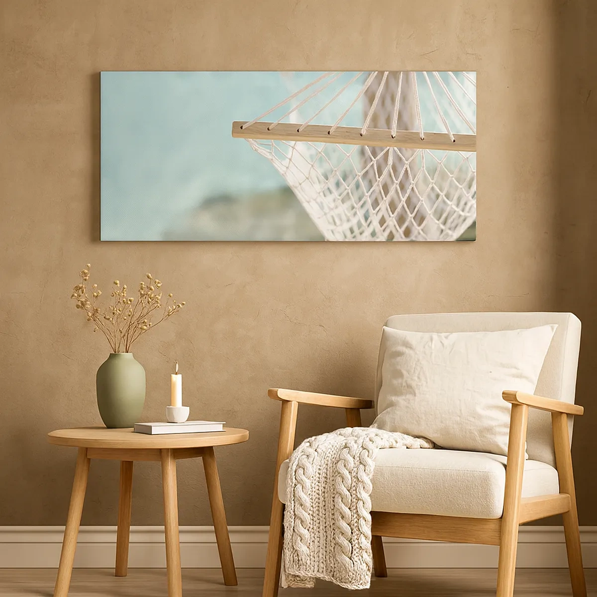 Bild auf Leinwand - Leinwandbild - Zeit zum Entspannen - 30x30 cm