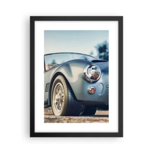 Poster in einem schwarzem Rahmen - Denn Stil zählt - 30x40 cm