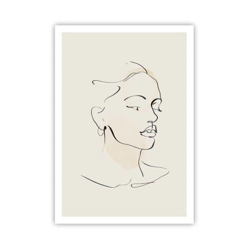 Poster - Eine bestimmte Linie - 70x100 cm