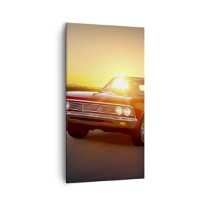 Bild auf Leinwand - Leinwandbild - Begehren ist rot - 55x100 cm