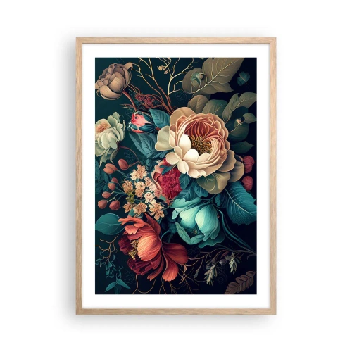 Poster in einem Rahmen aus heller Eiche - Charme des 19. Jahrhunderts - 50x70 cm