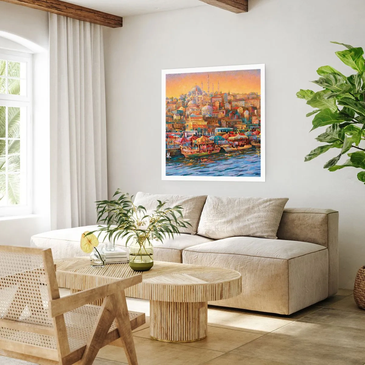 Poster - Istanbuler Geschichte - 30x30 cm