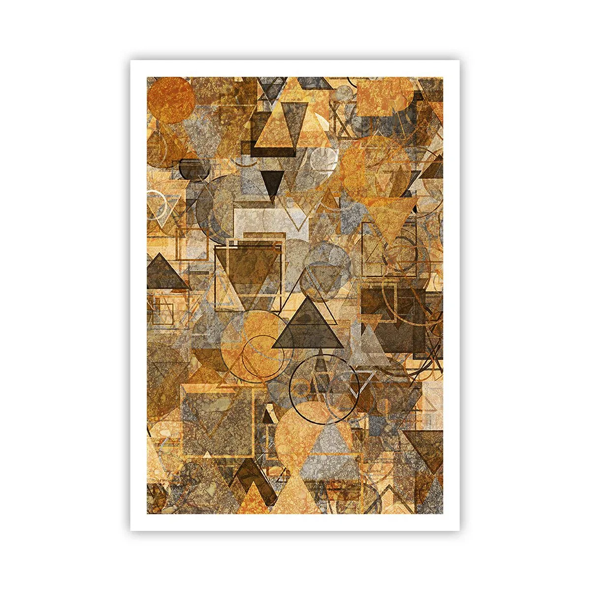 Poster - Die Welt in Form - 70x100 cm