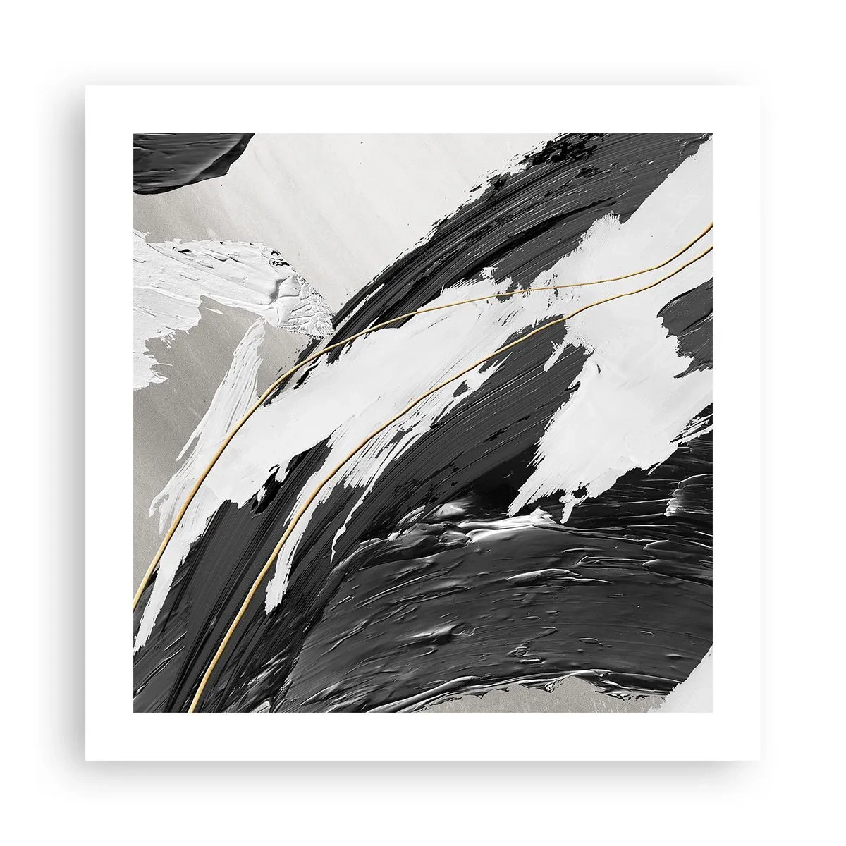 Poster - Abstraktion in großem Stil - 50x50 cm