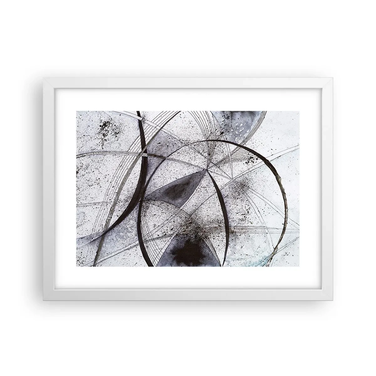 Poster in einem weißen Rahmen - Futuristische Fantasie - 40x30 cm