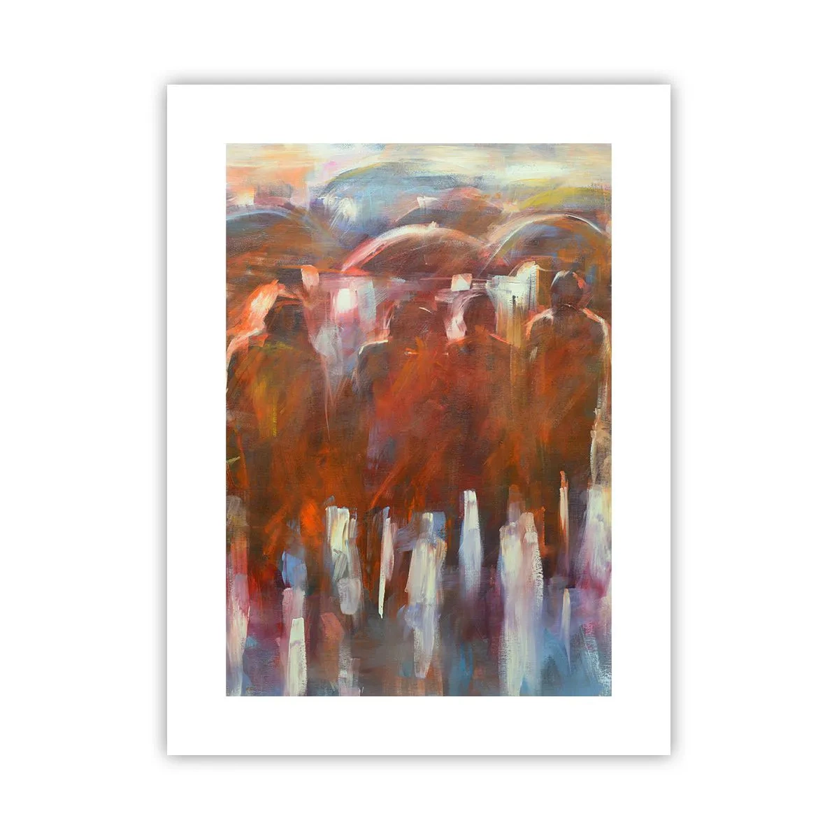 Poster - Auch bei Regen und Nebel - 30x40 cm