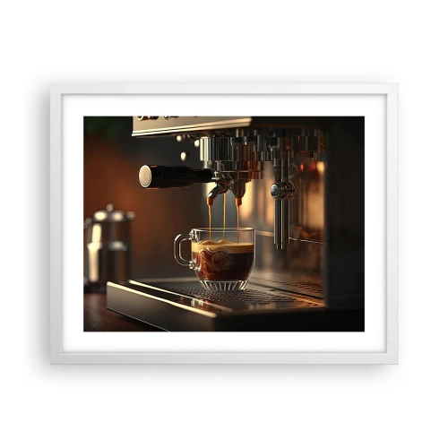 Poster in einem weißen Rahmen - Sinnliche Mischung - 50x40 cm