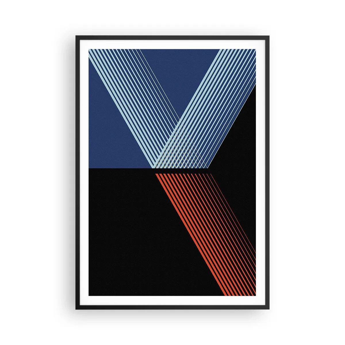 Poster in einem schwarzem Rahmen - Eine einfache Geschichte - 70x100 cm