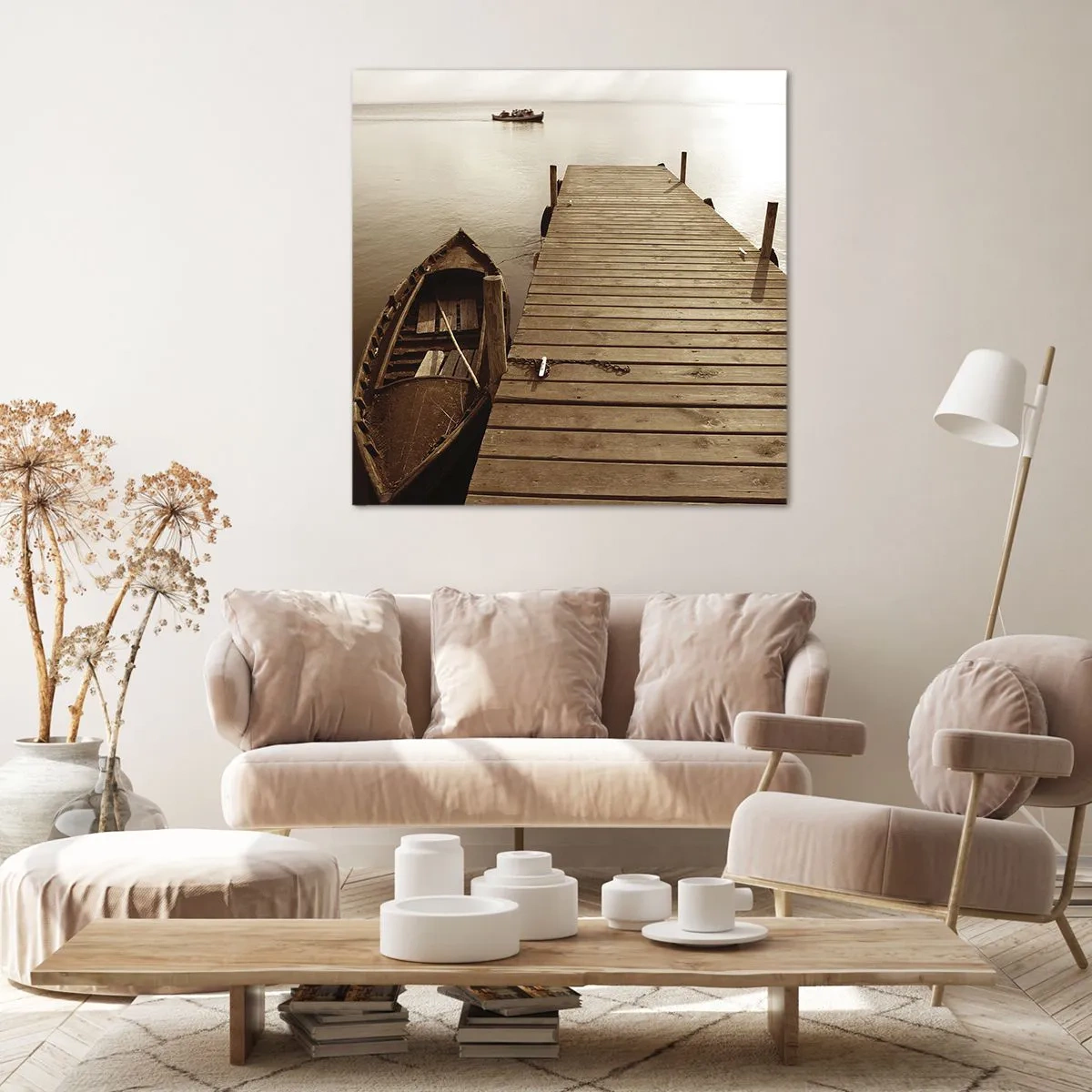 Bild auf Leinwand - Leinwandbild - Großer Frieden - 70x70 cm