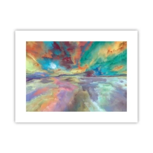 Poster - Zwei Himmel - 40x30 cm