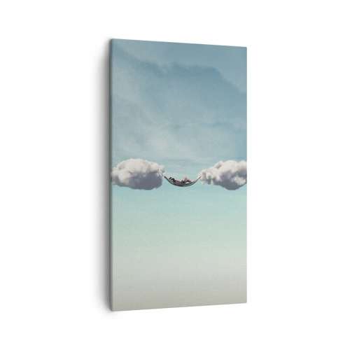 Bild auf Leinwand - Leinwandbild - Die Behaglichkeit des Augenblicks - 45x80 cm