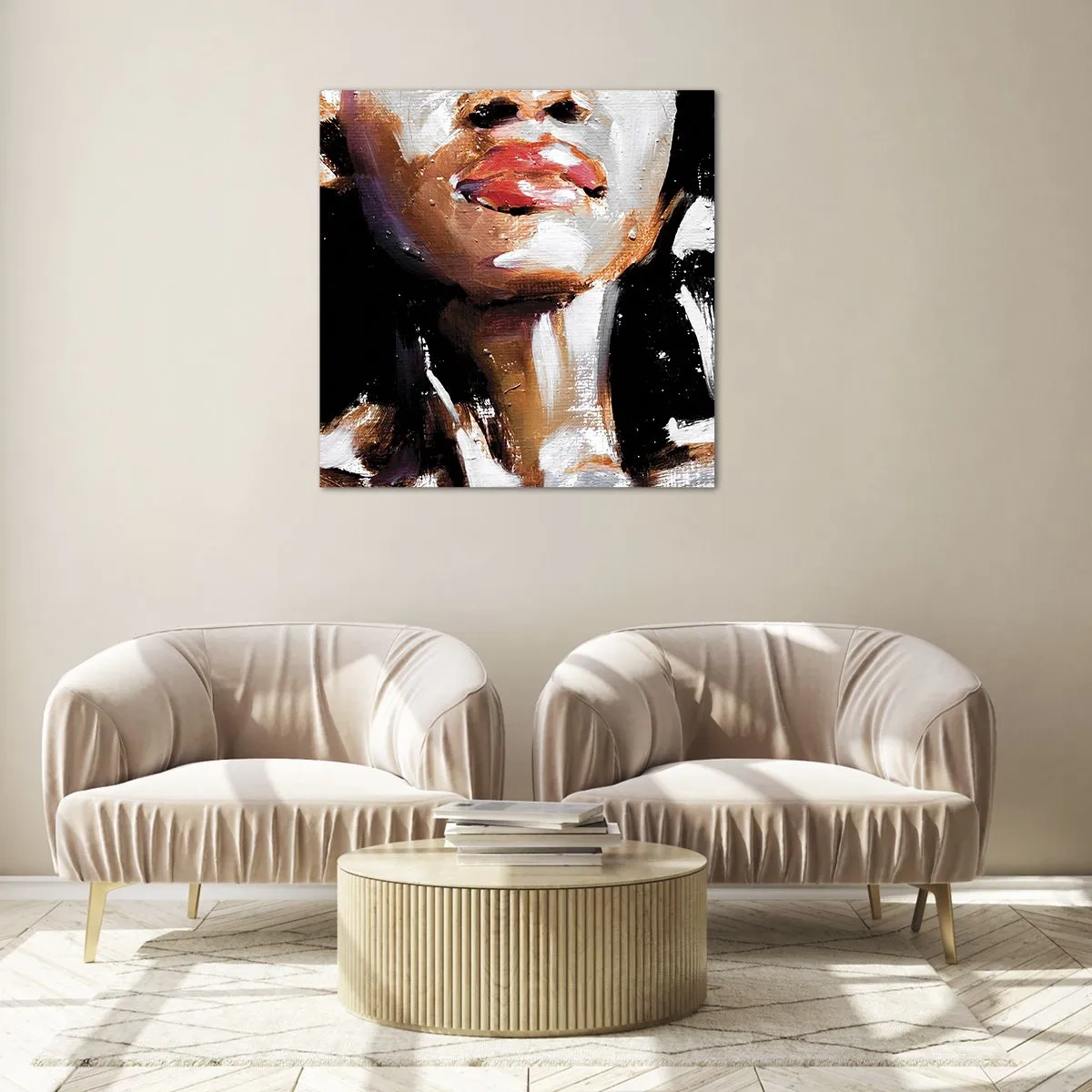 Glasbild - Bild auf glas - Stolz ohne Vorurteile - 60x60 cm