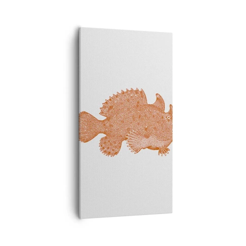 Bild auf Leinwand - Leinwandbild - Es ist also doch ein Fisch - 55x100 cm