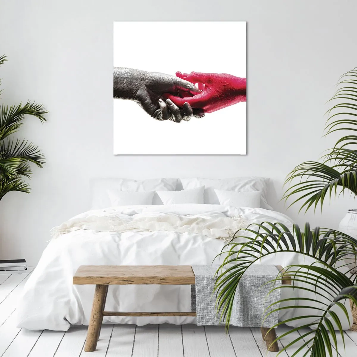 Bild auf Leinwand - Leinwandbild - Gemeinsam, obwohl anders - 70x70 cm