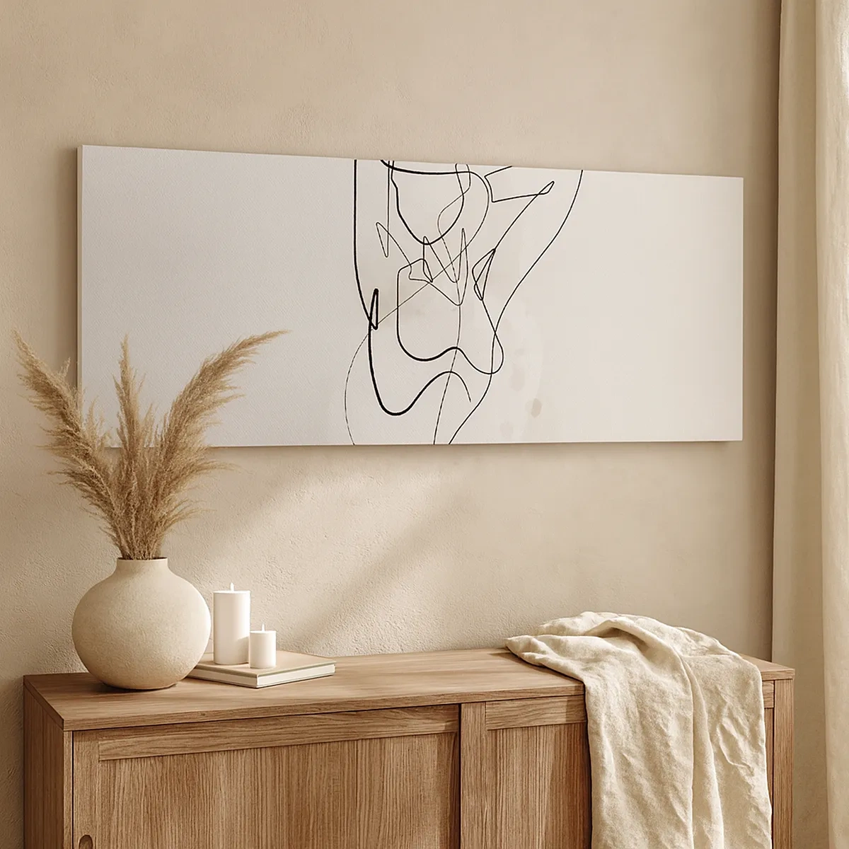 Bild auf Leinwand - Leinwandbild - Die Kunst der Verführung - 30x30 cm