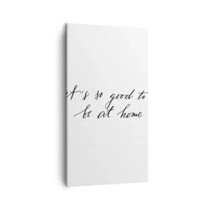 Bild auf Leinwand - Leinwandbild - Die ganze Wahrheit - 45x80 cm