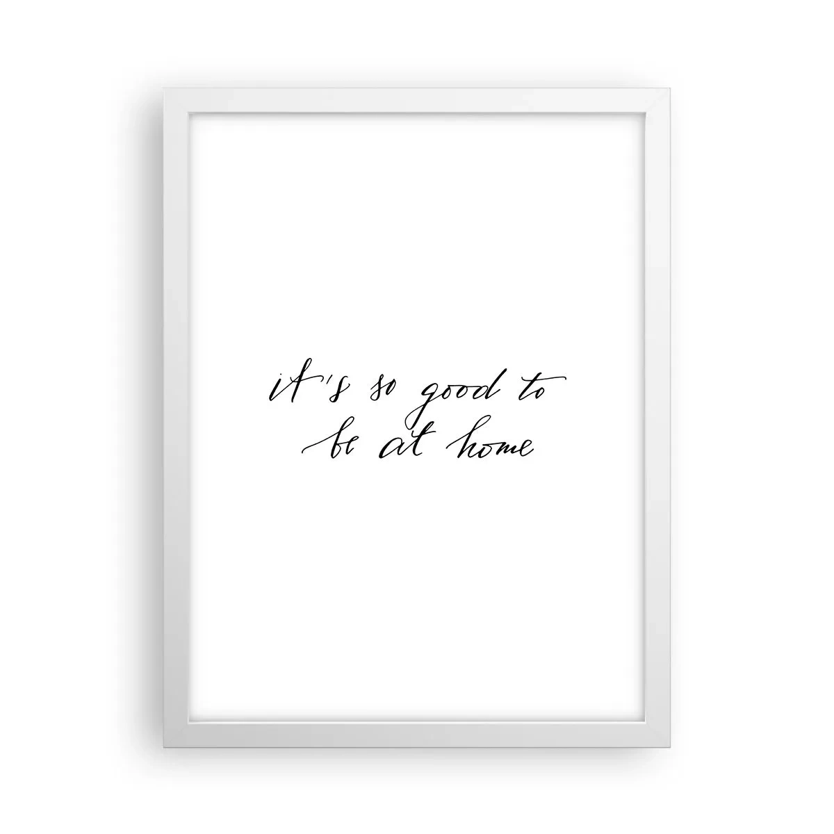 Poster in einem weißen Rahmen - Die ganze Wahrheit - 30x40 cm