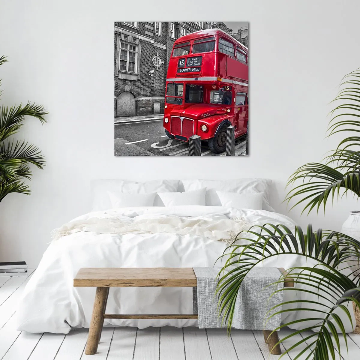 Bild auf Leinwand - Leinwandbild - Immer gleich - 50x50 cm