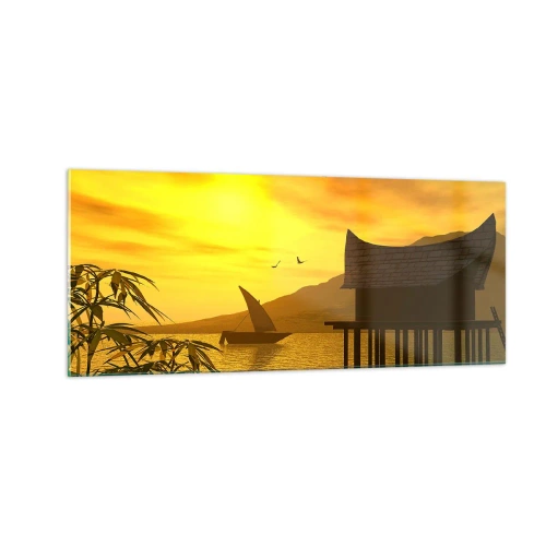 Glasbild - Bild auf glas - Der ersehnte Frieden - 100x40 cm