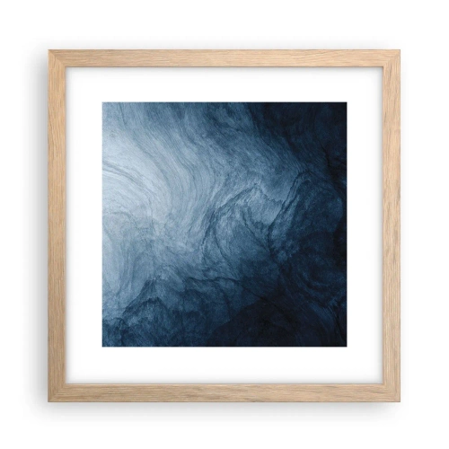 Poster in einem Rahmen aus heller Eiche - Greifen Sie tief - 30x30 cm