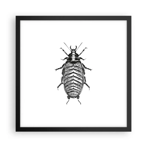 Poster in einem schwarzem Rahmen - Was für ein Exemplar! - 40x40 cm