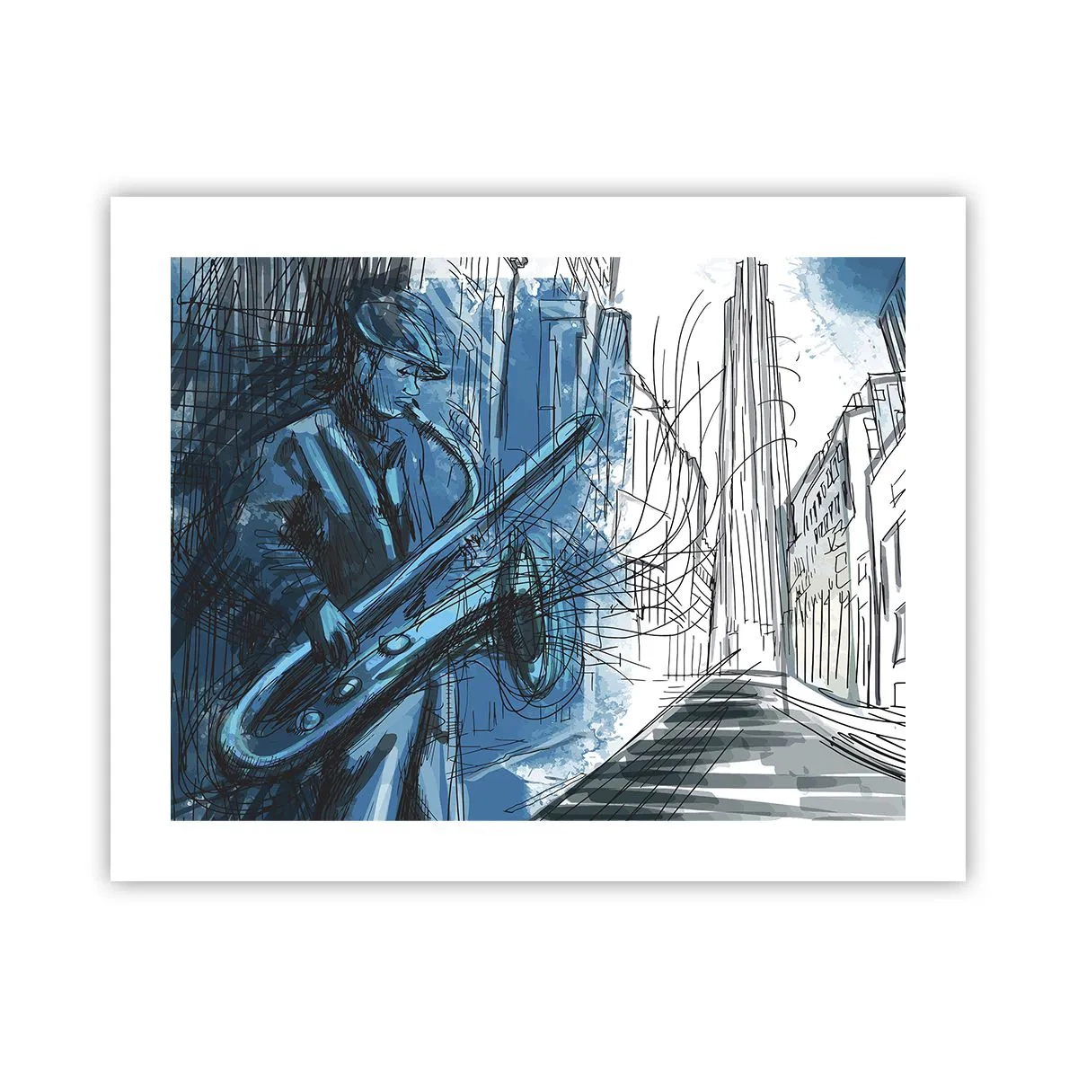 Poster - Urbane Rhapsodie - 50x40 cm