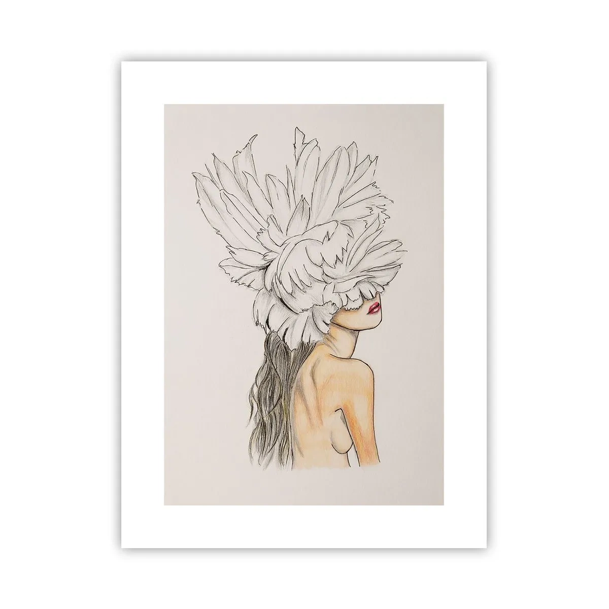 Poster - Gekrönte Schönheit - 30x40 cm