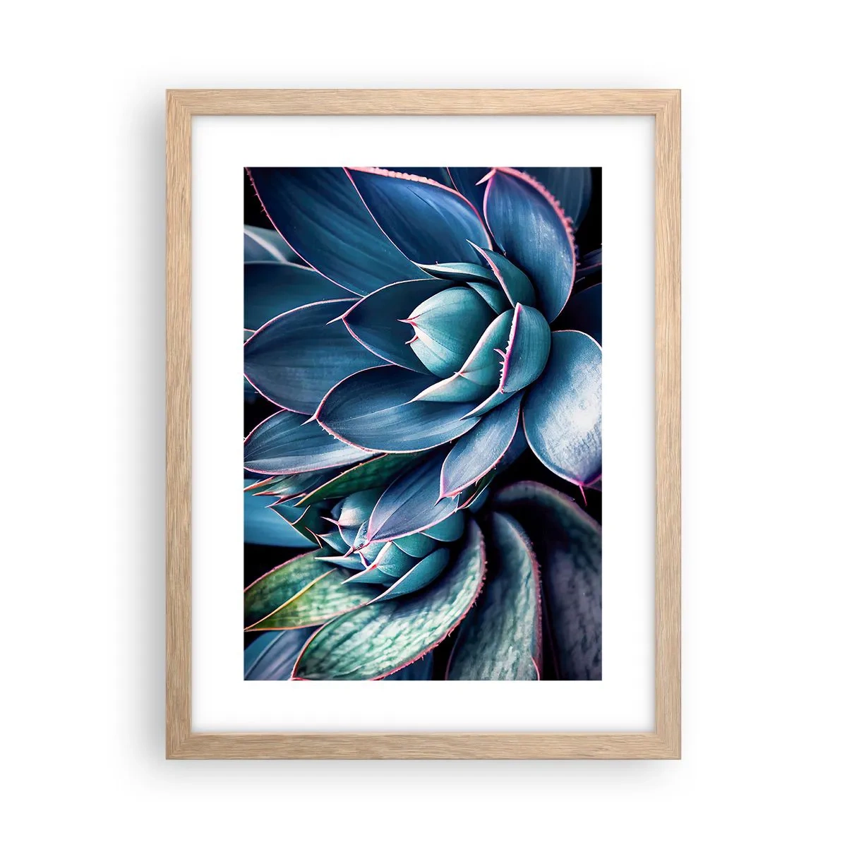 Poster in einem Rahmen aus heller Eiche - Lebenskraft - 30x40 cm