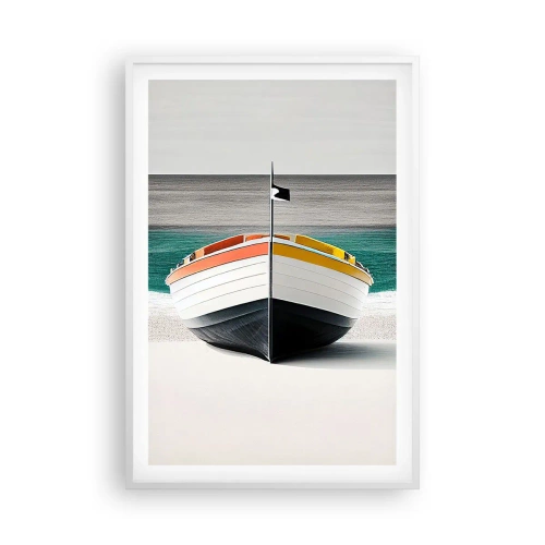 Poster in einem weißen Rahmen - An seinem Platz - 61x91 cm