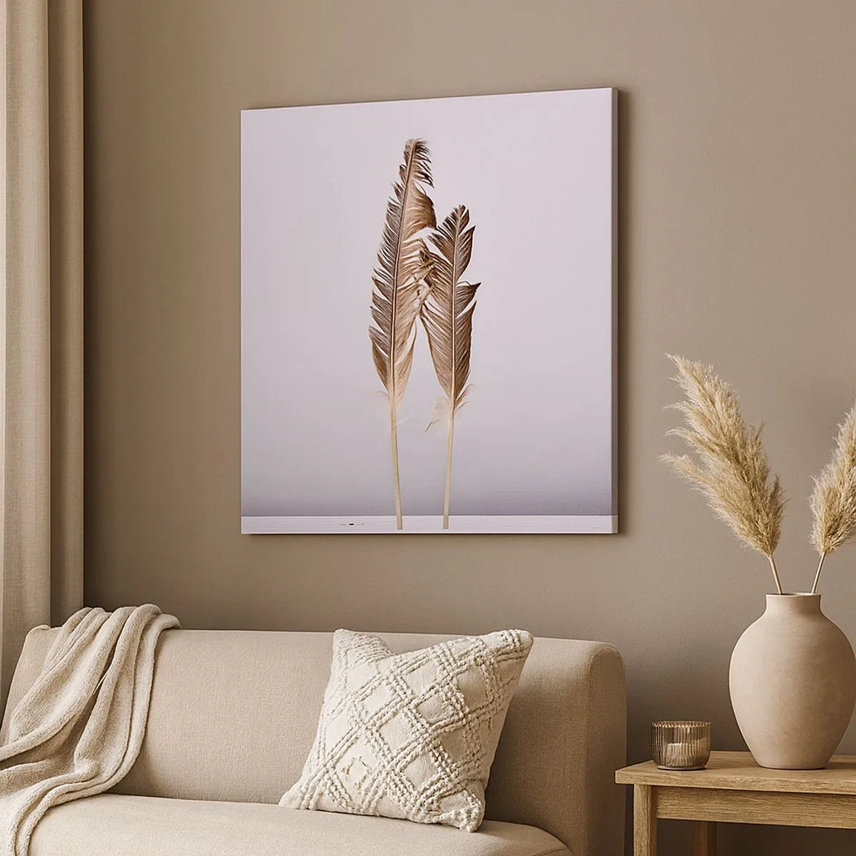 Bild auf Leinwand - Leinwandbild - Gegen das Nichts - 30x30 cm