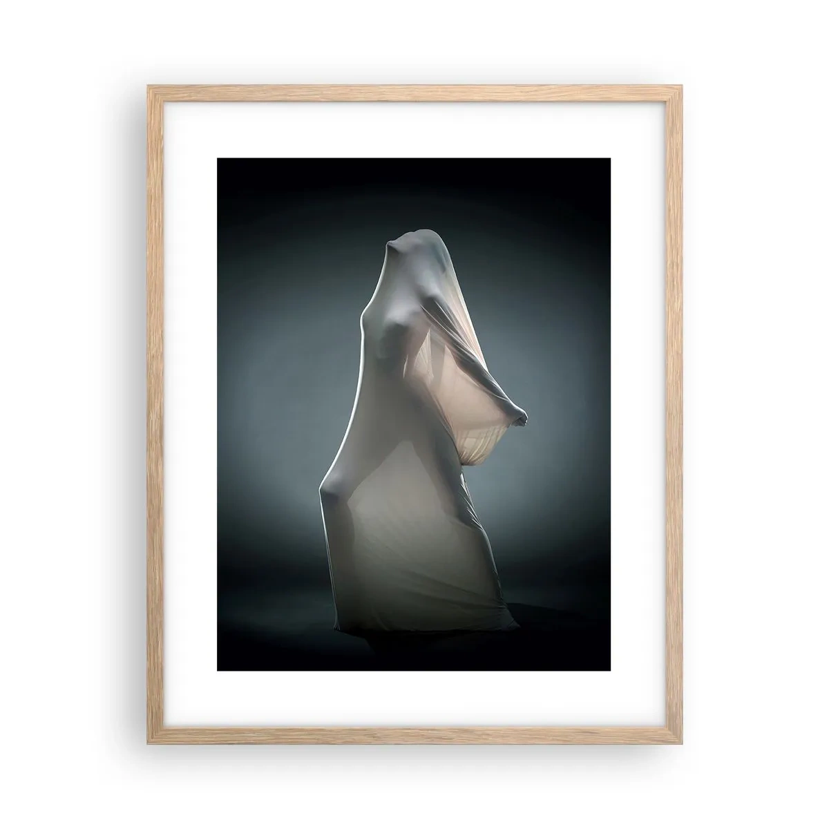 Poster in einem Rahmen aus heller Eiche - Versteckte Wünsche - 40x50 cm
