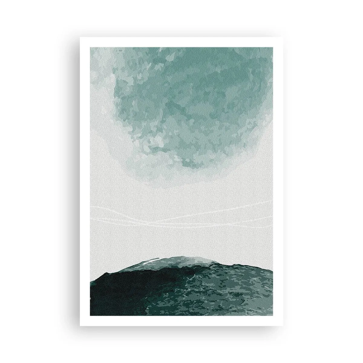 Poster - Begegnung mit Nebel - 70x100 cm