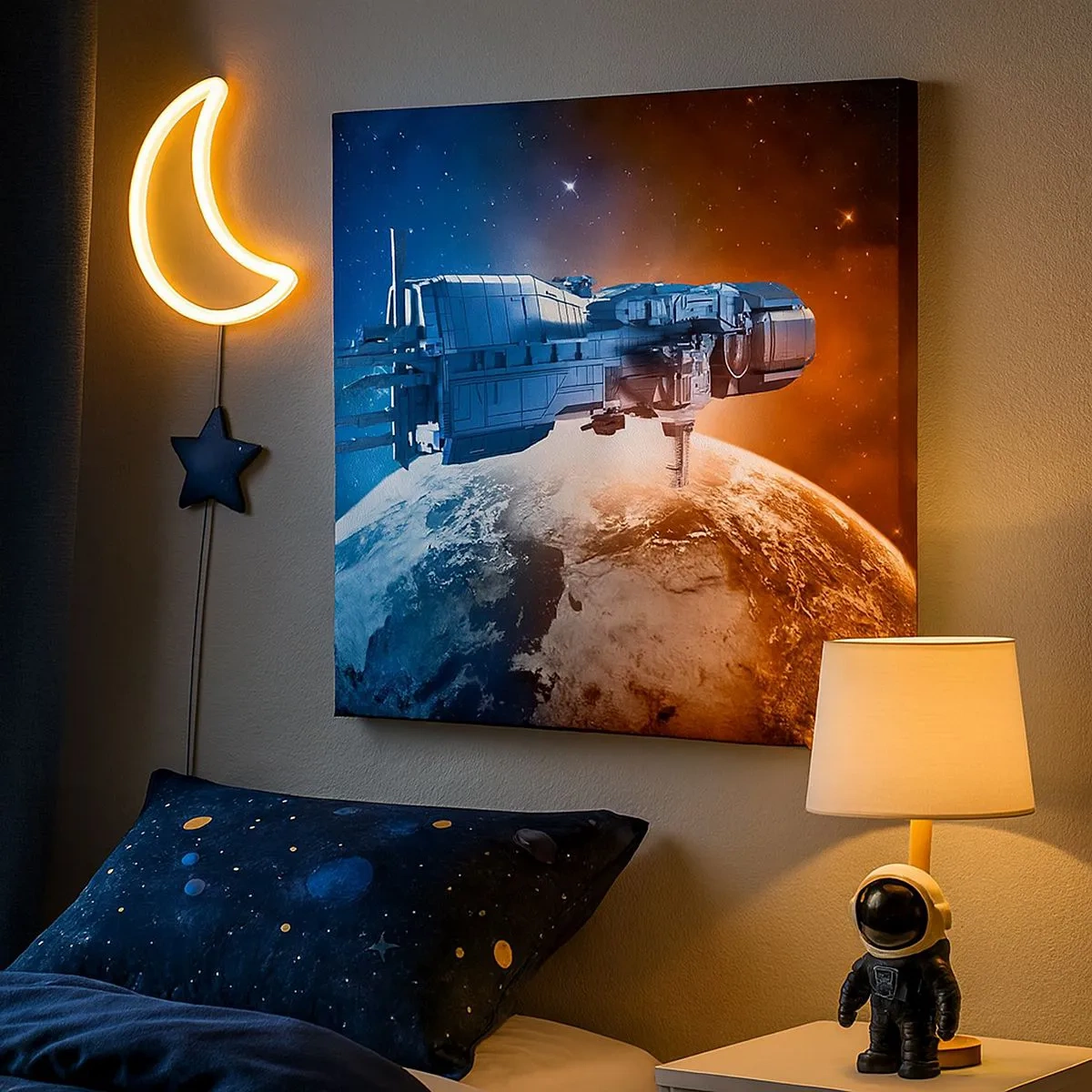 Bild auf Leinwand - Leinwandbild - Ein aufmerksamer Beobachter - 30x30 cm