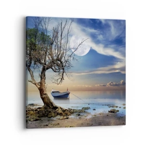 Bild auf Leinwand - Leinwandbild - Ist das das Ende oder der Anfang? - 40x40 cm