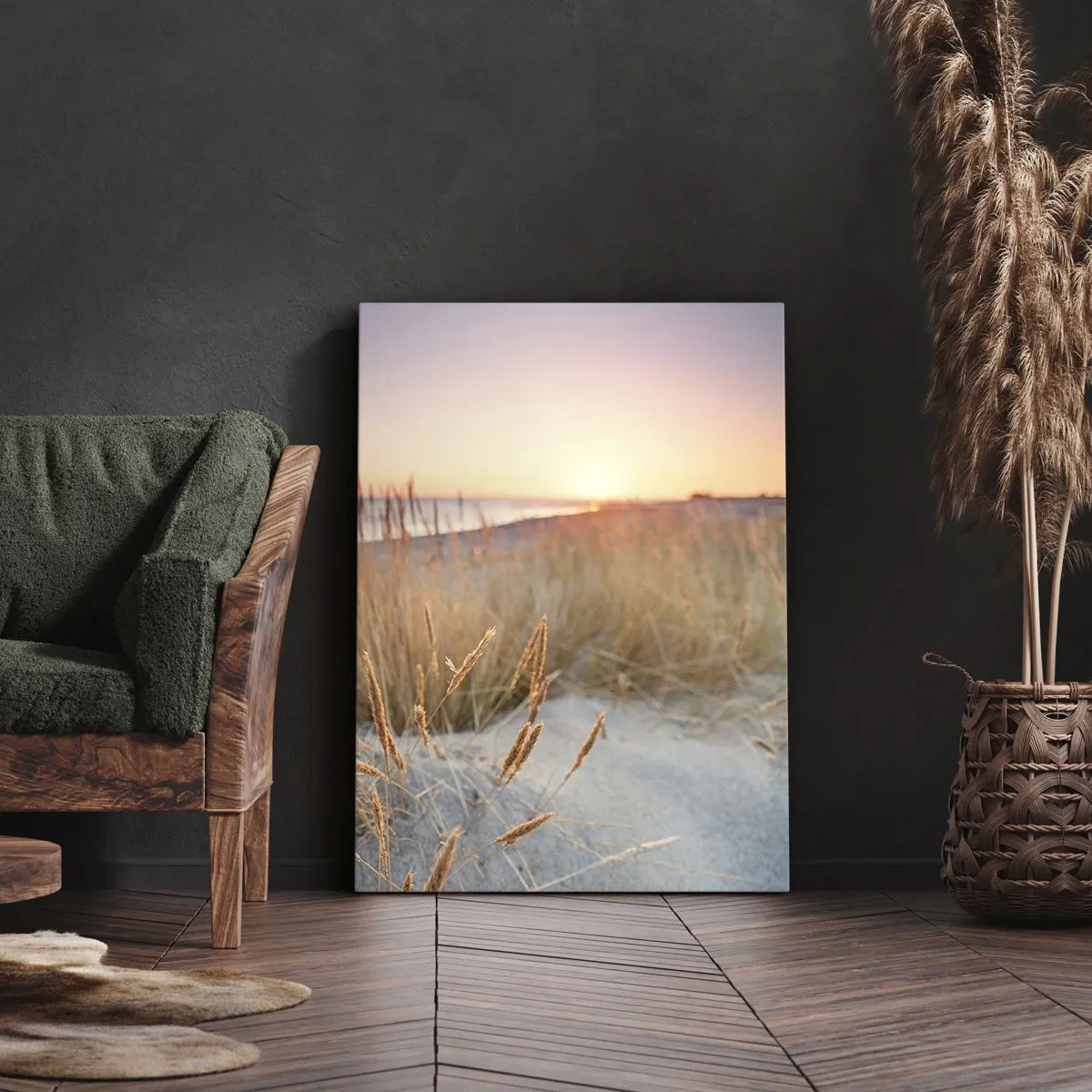 Bild auf Leinwand - Leinwandbild - Das baltische Wiegenlied - 45x80 cm